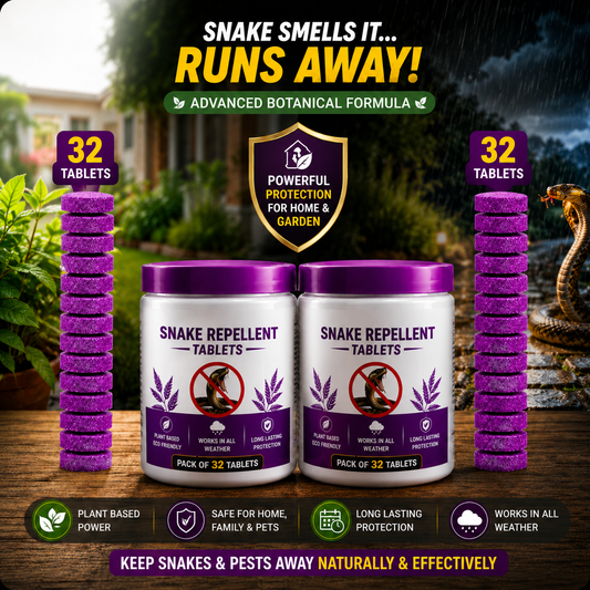 Snake Repellent Tablets| Instant Action Formula |PACK OF 32|